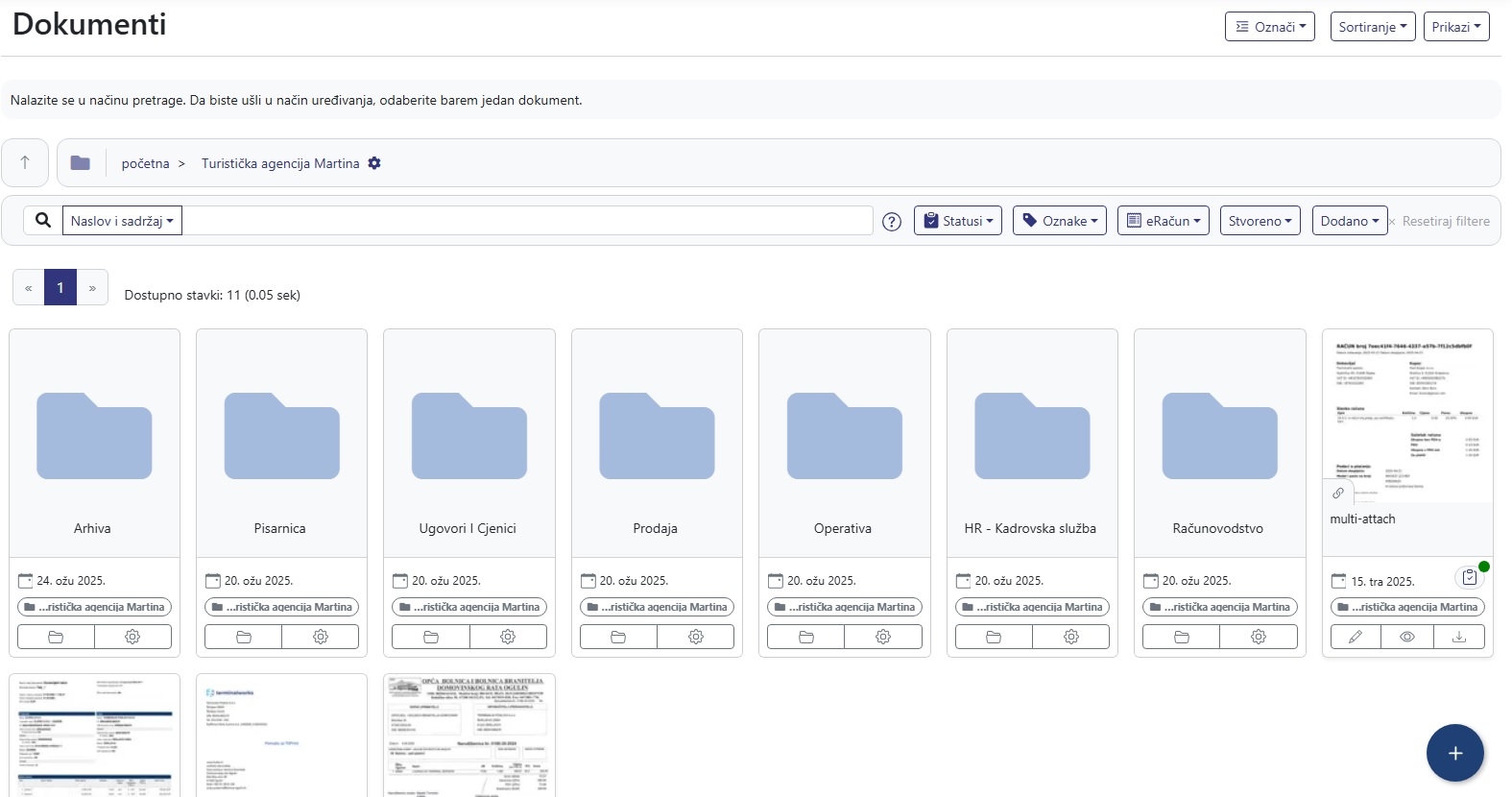 DigiArhiva DMS sučelje